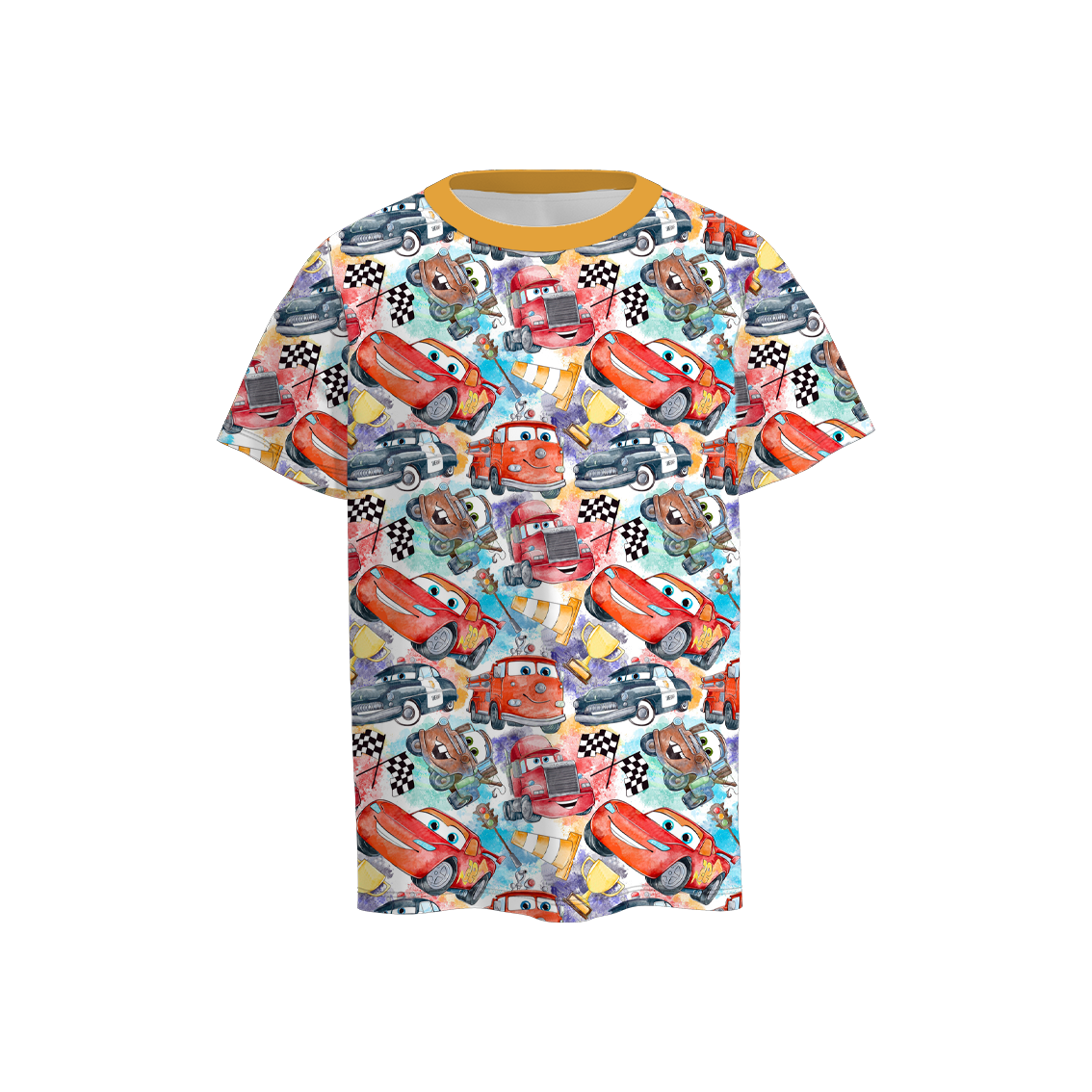 (Pre Order)Boys Summer Cars Pixar Print Shirt