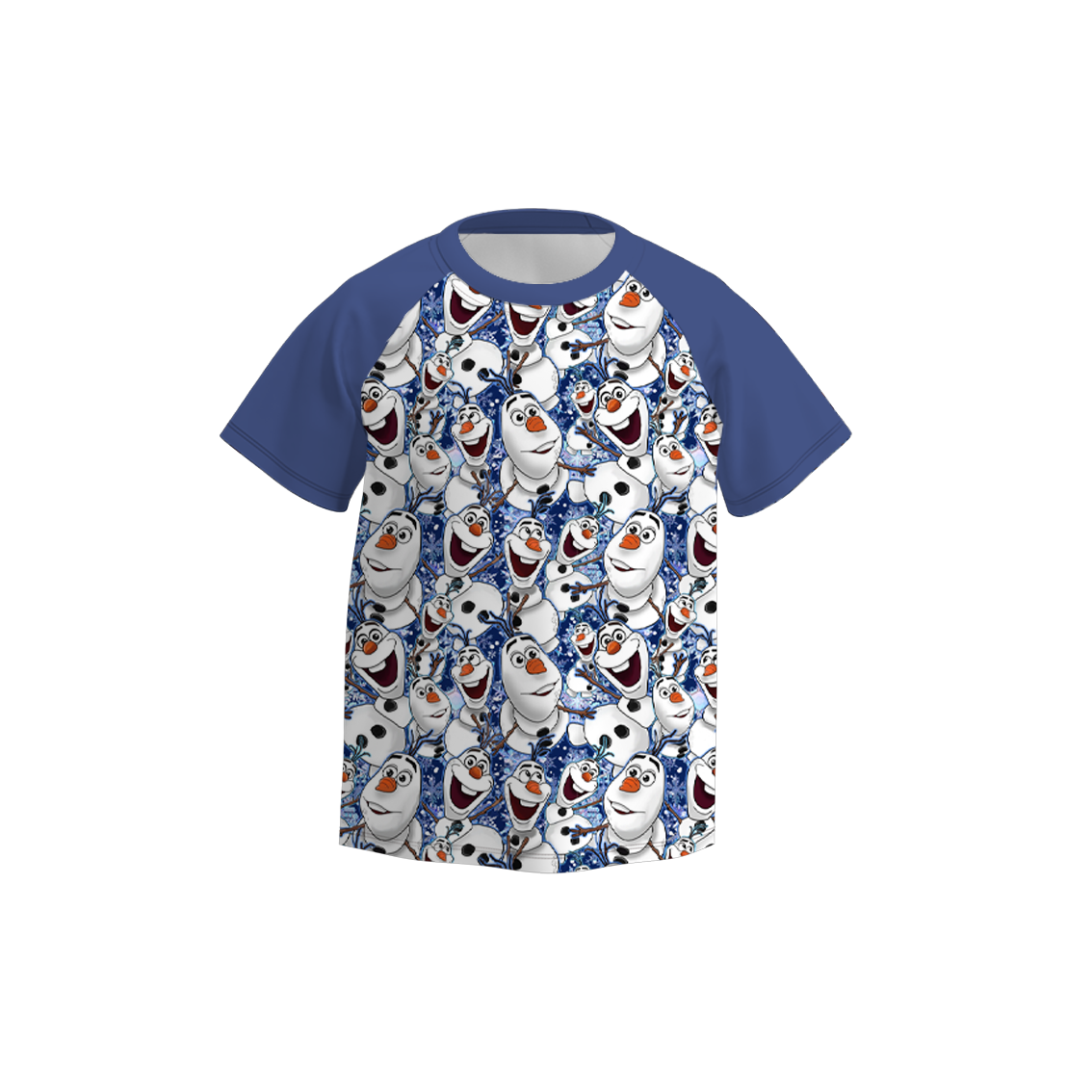 (Pre Order)Boys Summer Frozen Print Short Sleeves Top