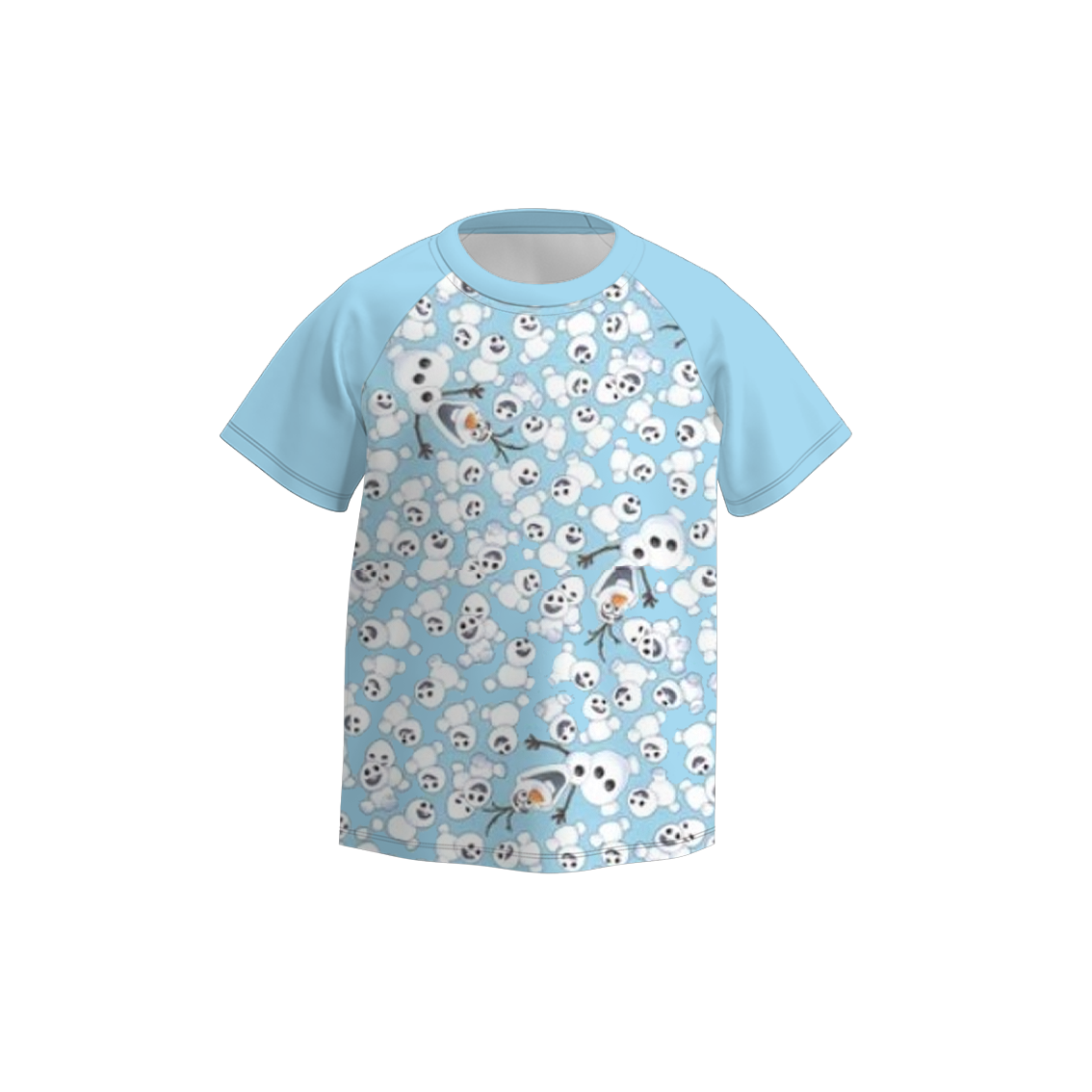 (Pre Order)Boys Summer Frozen Print Short Sleeves Top