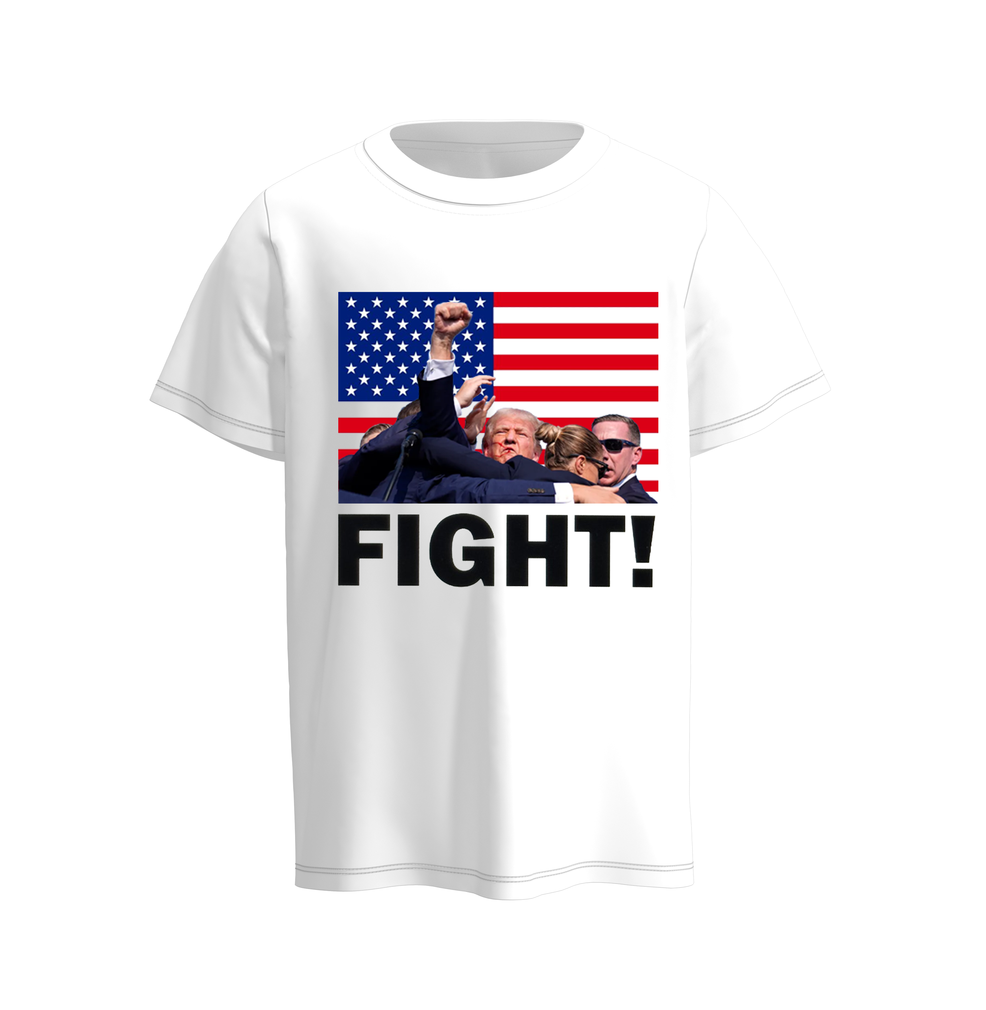(Pre Order)Trump Rally Shooter White T-shirt