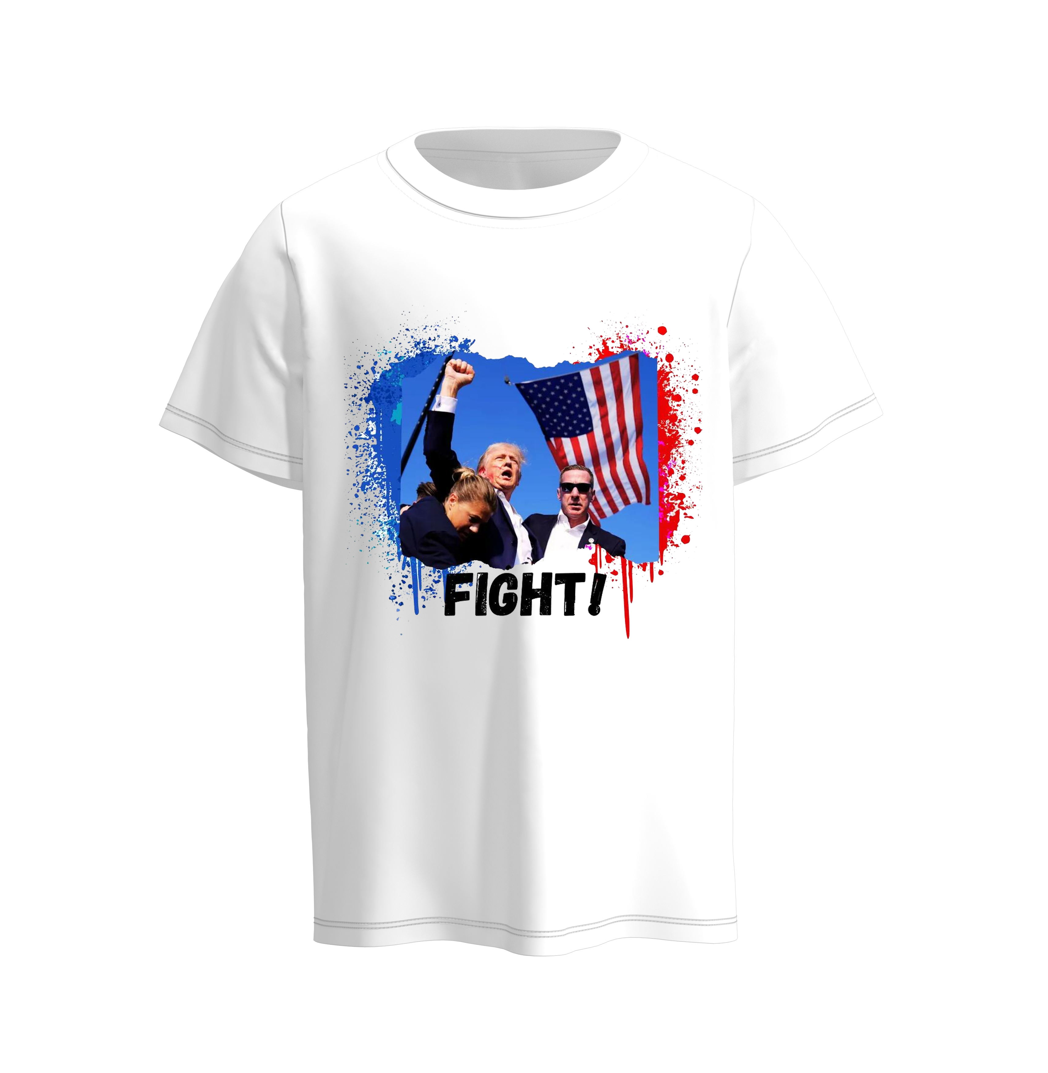 (Pre Order)Trump Rally Shooter White T-shirt