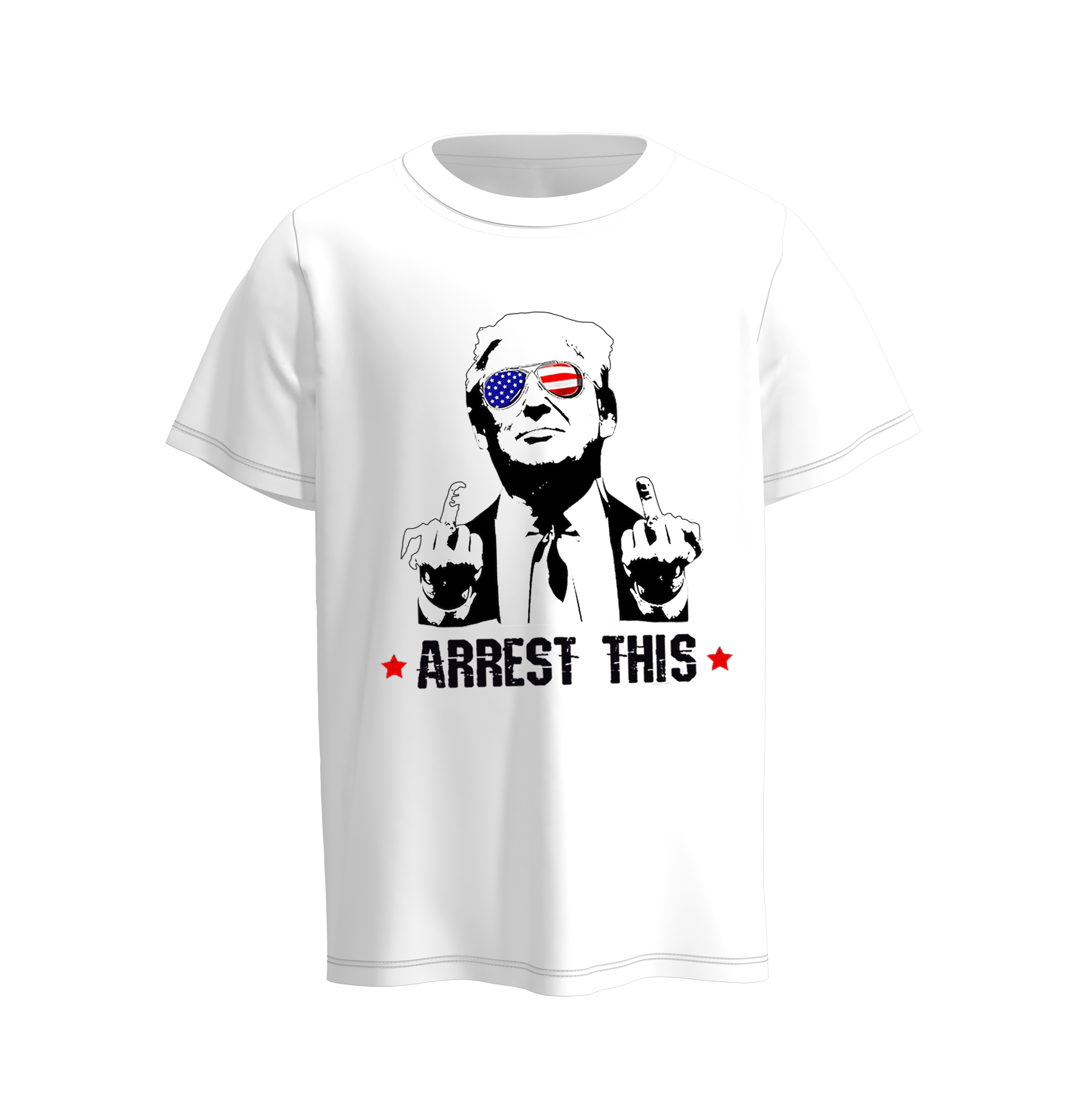 (Pre Order)Trump Rally Shooter White T-shirt
