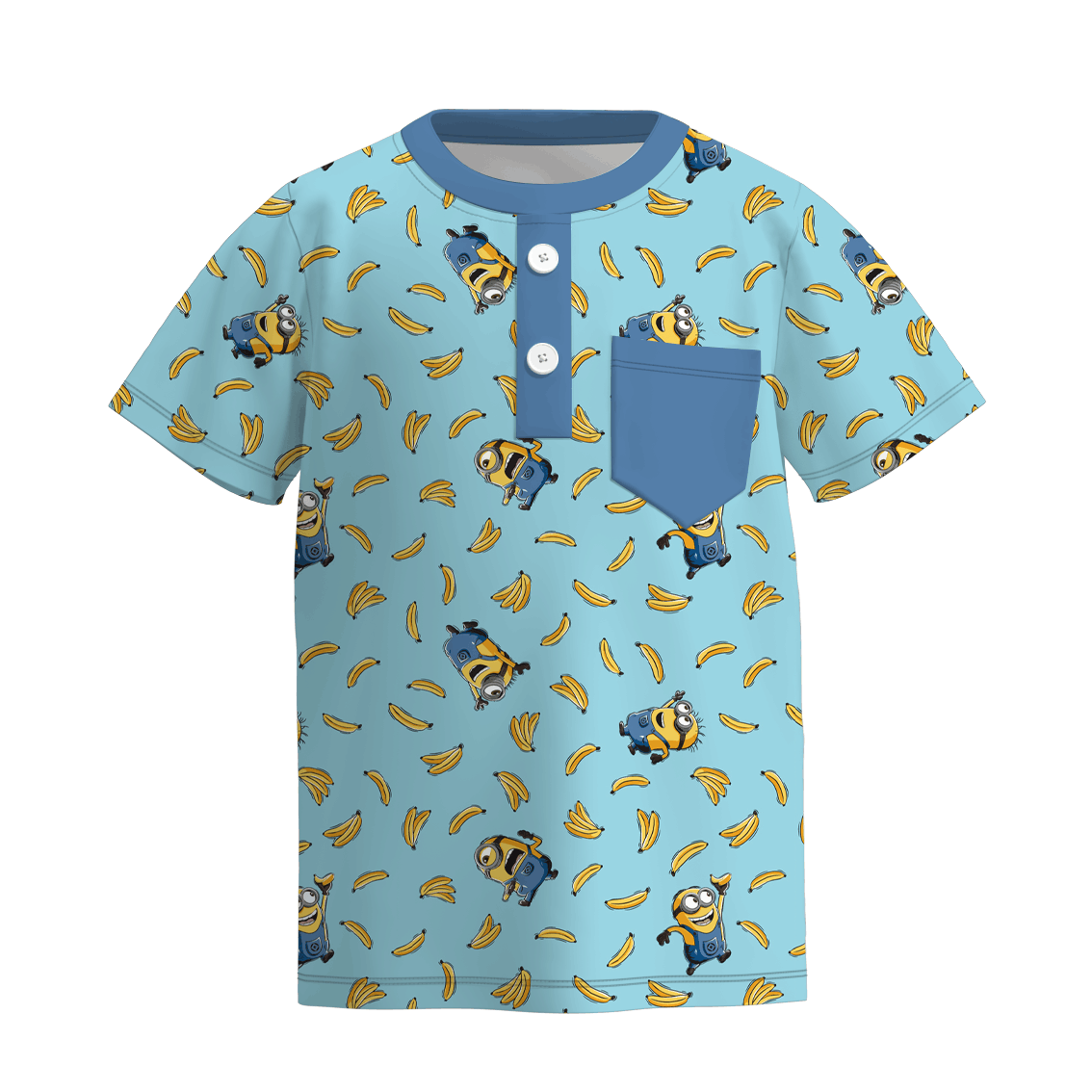 (Pre Order)Boys Cute Cartoon Print T-shirt