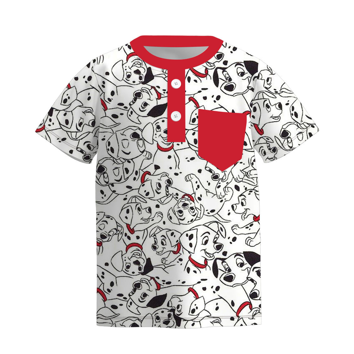 (Pre Order)Boys Cute Cartoon Print T-shirt
