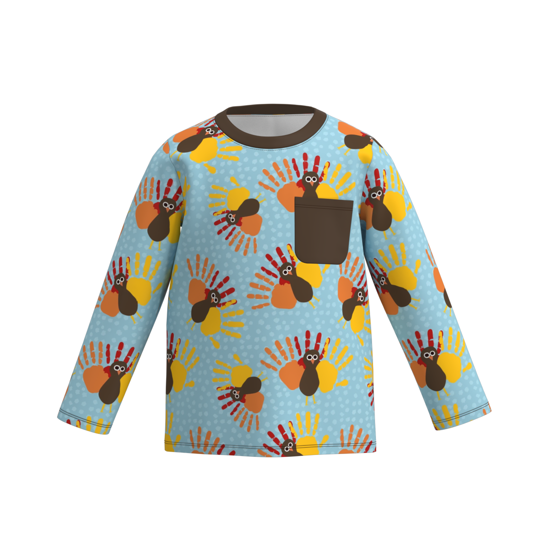 (Pre Order)Boys Thanksgiving Print Top