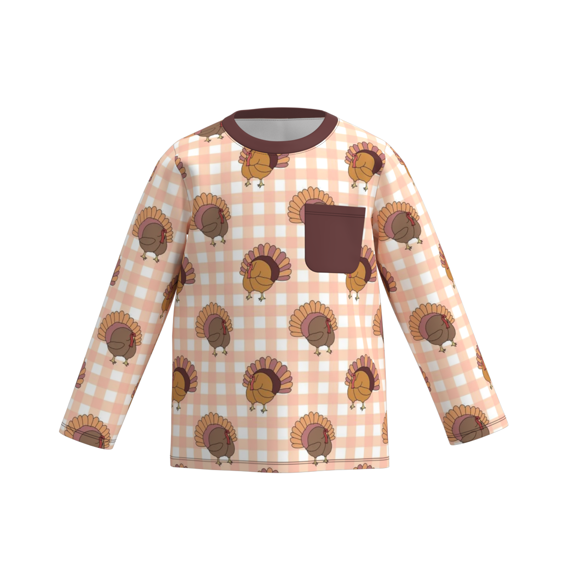 (Pre Order)Boys Thanksgiving Print Top