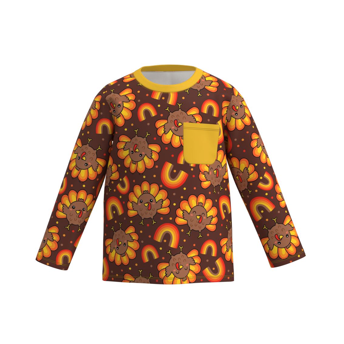 (Pre Order)Boys Thanksgiving Print Top