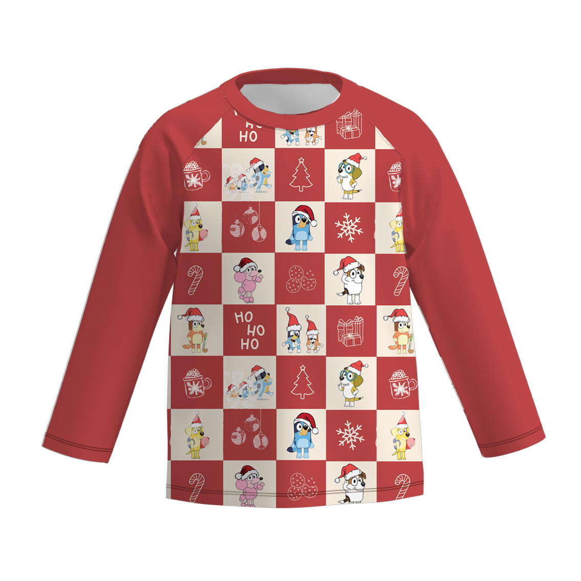 (Pre Order)Boys Christmas Cartoon Print Top