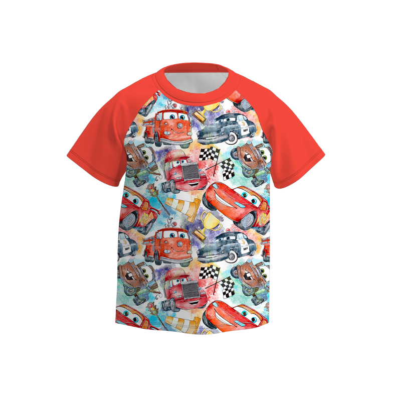 (Pre Order)Boys Fall Robot Print Top