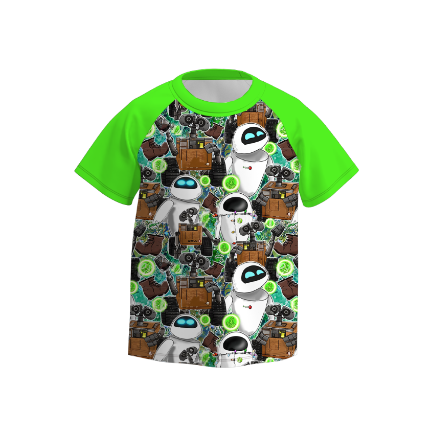 (Pre Order)Boys Fall Robot Print Top