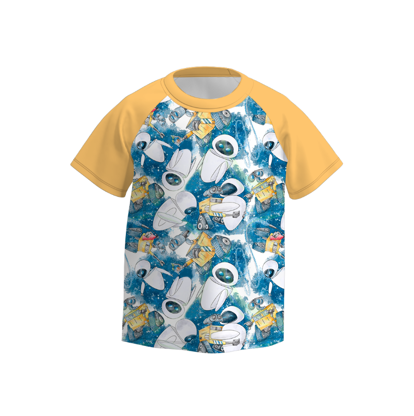(Pre Order)Boys Fall Robot Print Top