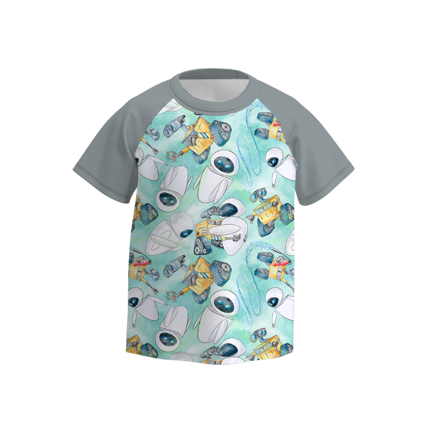 (Pre Order)Boys Fall Robot Print Top