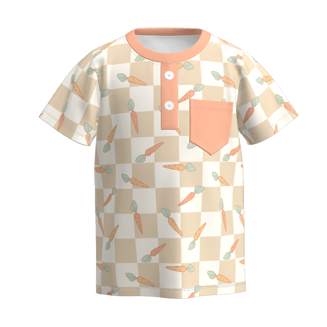 (Pre Order)Boys Easter Bunny Print Top