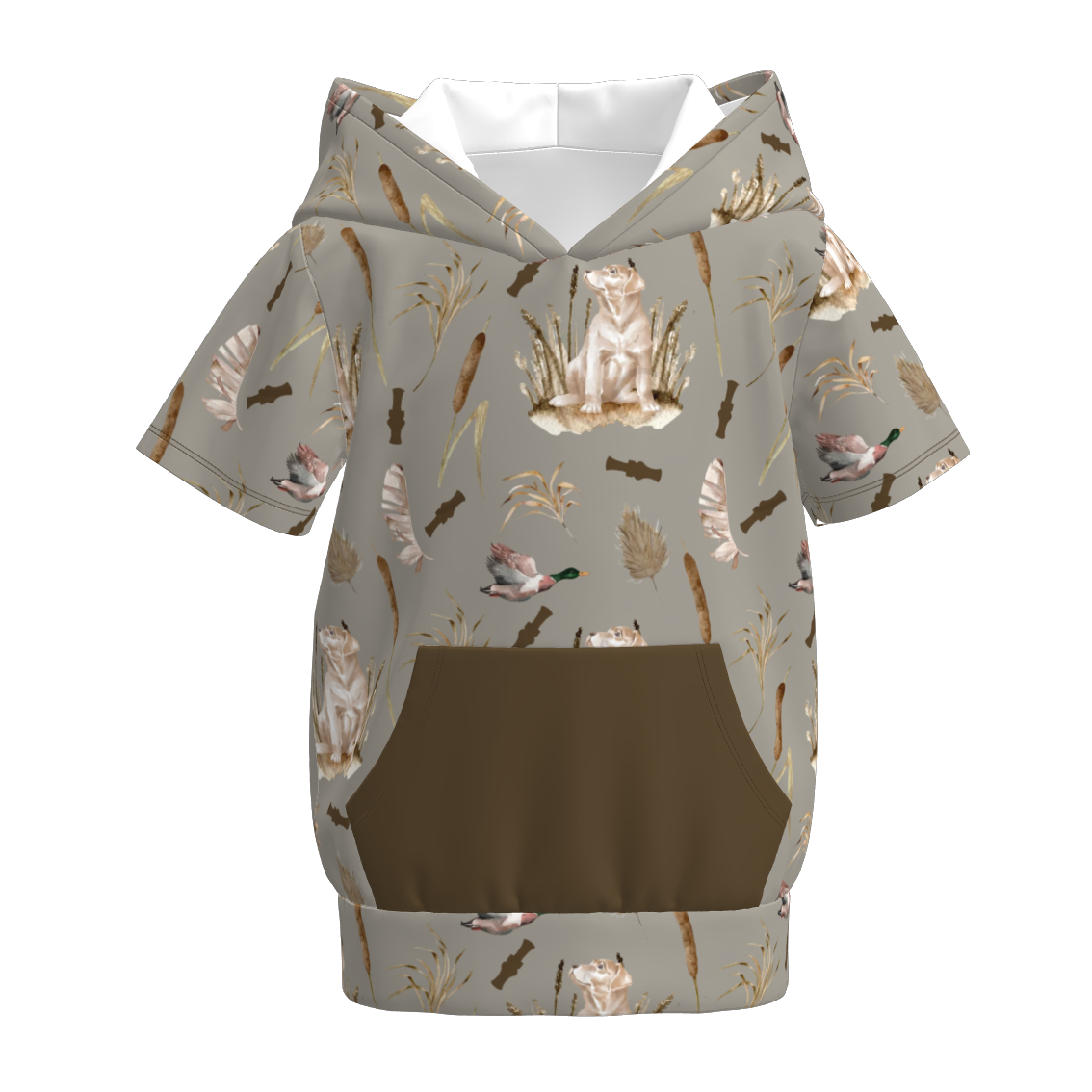 (Pre Order)Boys Spring and Summer Wild Duck Print Hoodie