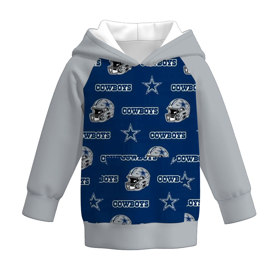 (Pre Order)Boys Football Print Hoodie