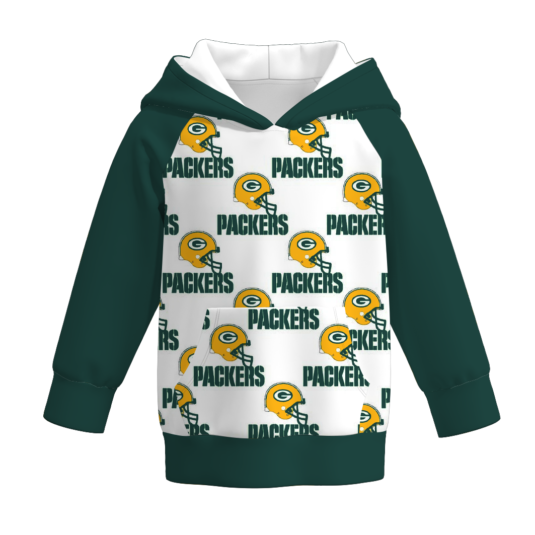 (Pre Order)Boys Football Print Hoodie