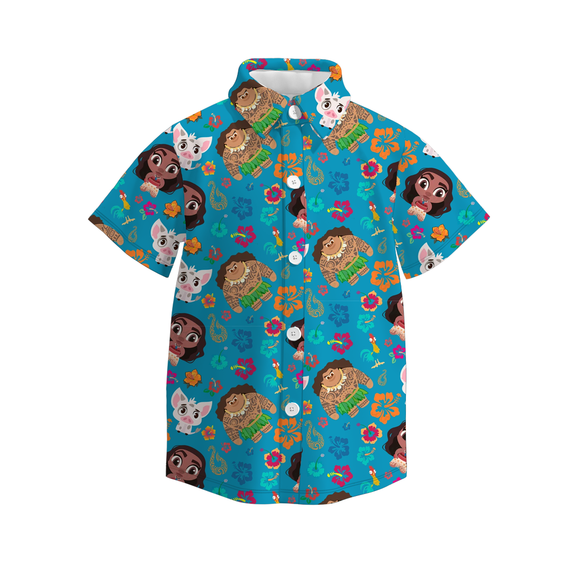 (Pre Order)Boys Cartoon Character Print Four-way Stretch T-shirt