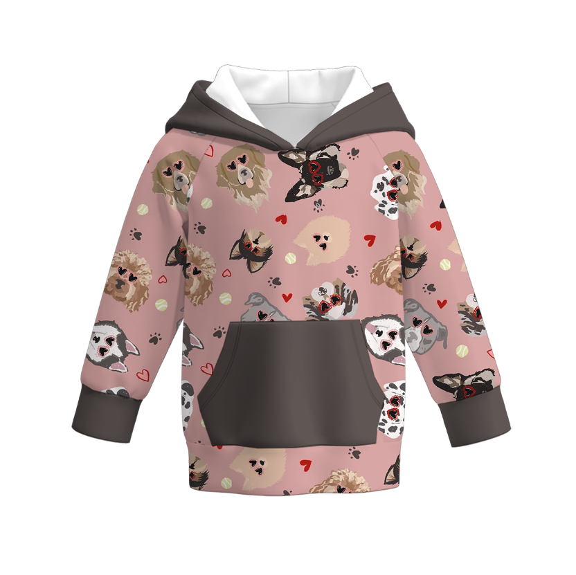 (Pre Order)Boys Valentine's Day Print Hoodie