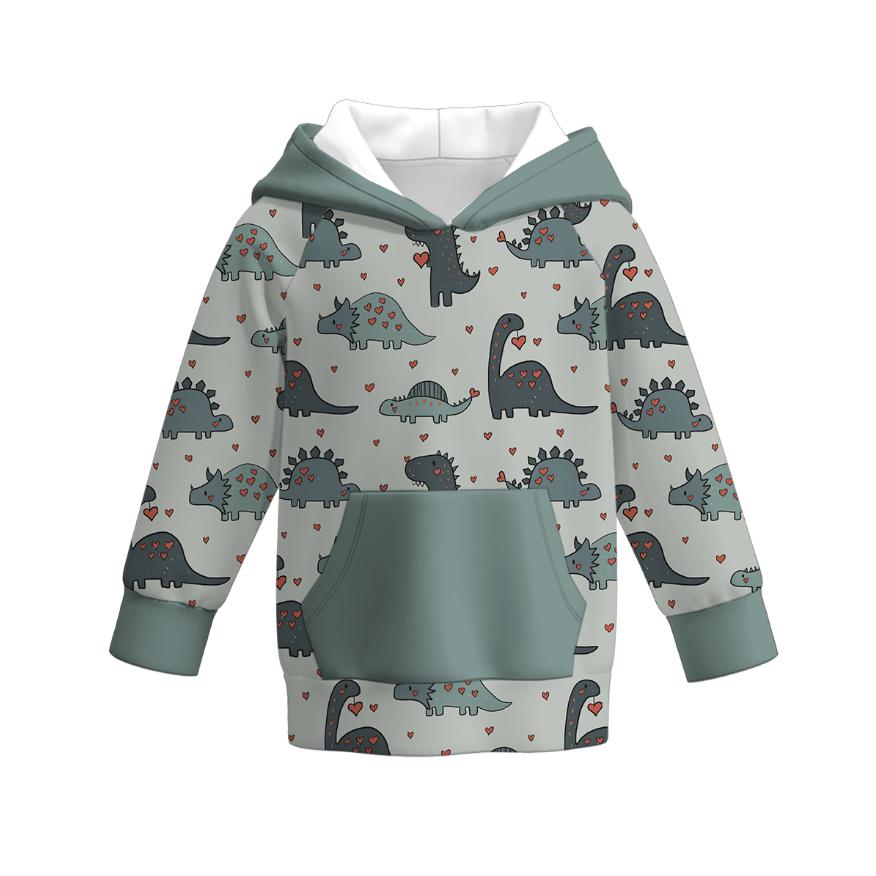 (Pre Order)Boys Valentine's Day Print Hoodie