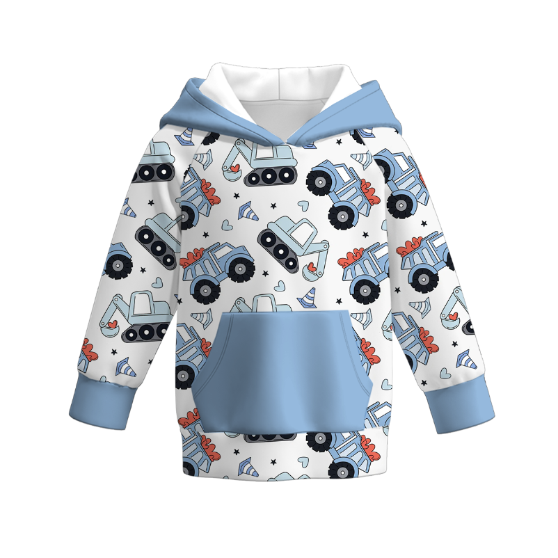 (Pre Order)Boys Valentine's Day Print Hoodie