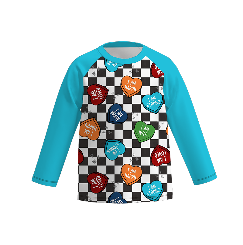 (Pre Order)Boys Valentine's Day Print Top