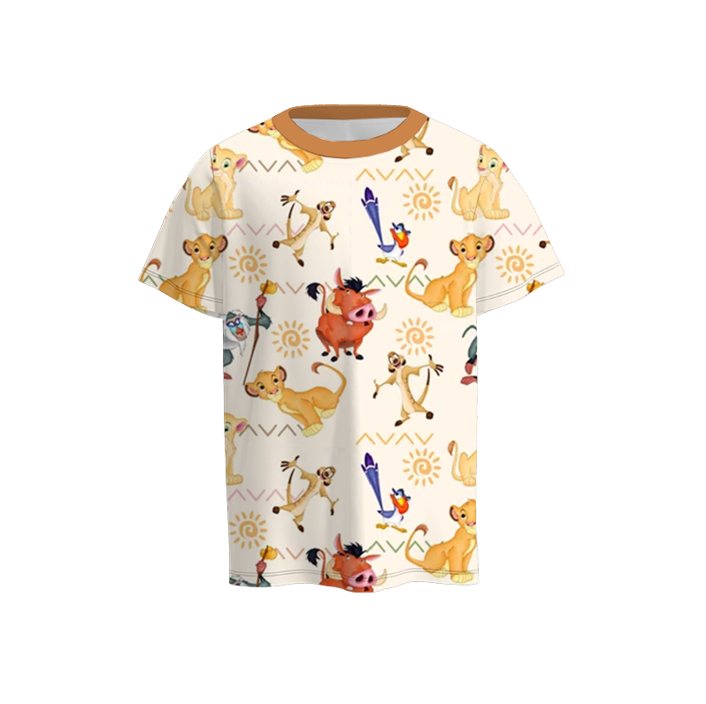 (Pre Order)Boys Spring and Summer Cartoon Print Top