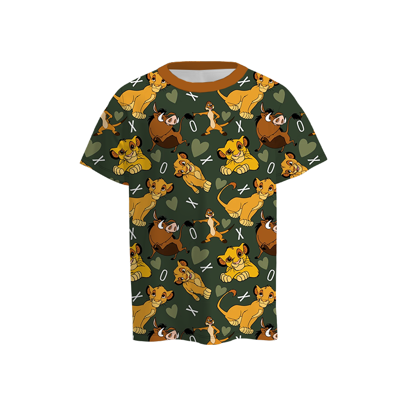 (Pre Order)Boys Spring and Summer Cartoon Print Top