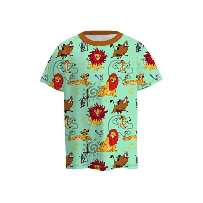 (Pre Order)Boys Spring and Summer Cartoon Print Top