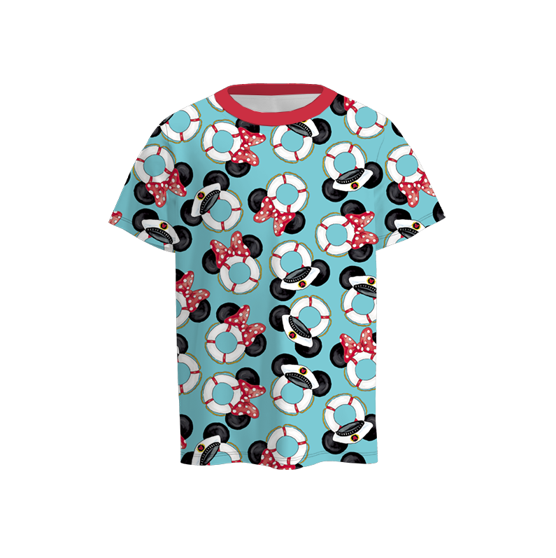 (Pre Order)Boys Spring and Summer Cartoon Print Top
