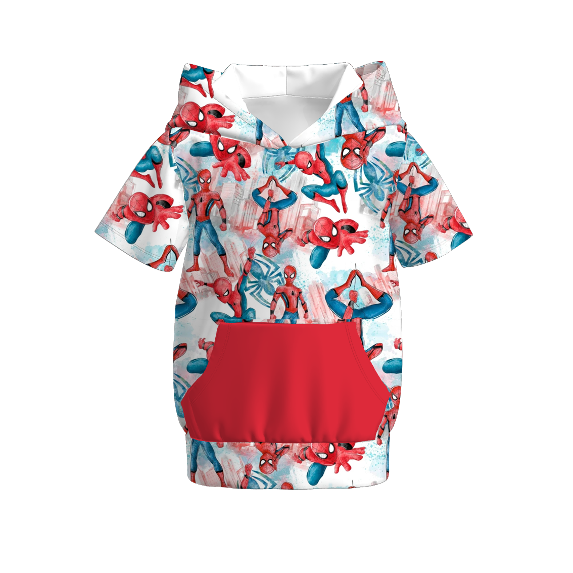 (Pre Order)Boys Spring and Summer Cartoon Print Hoodie