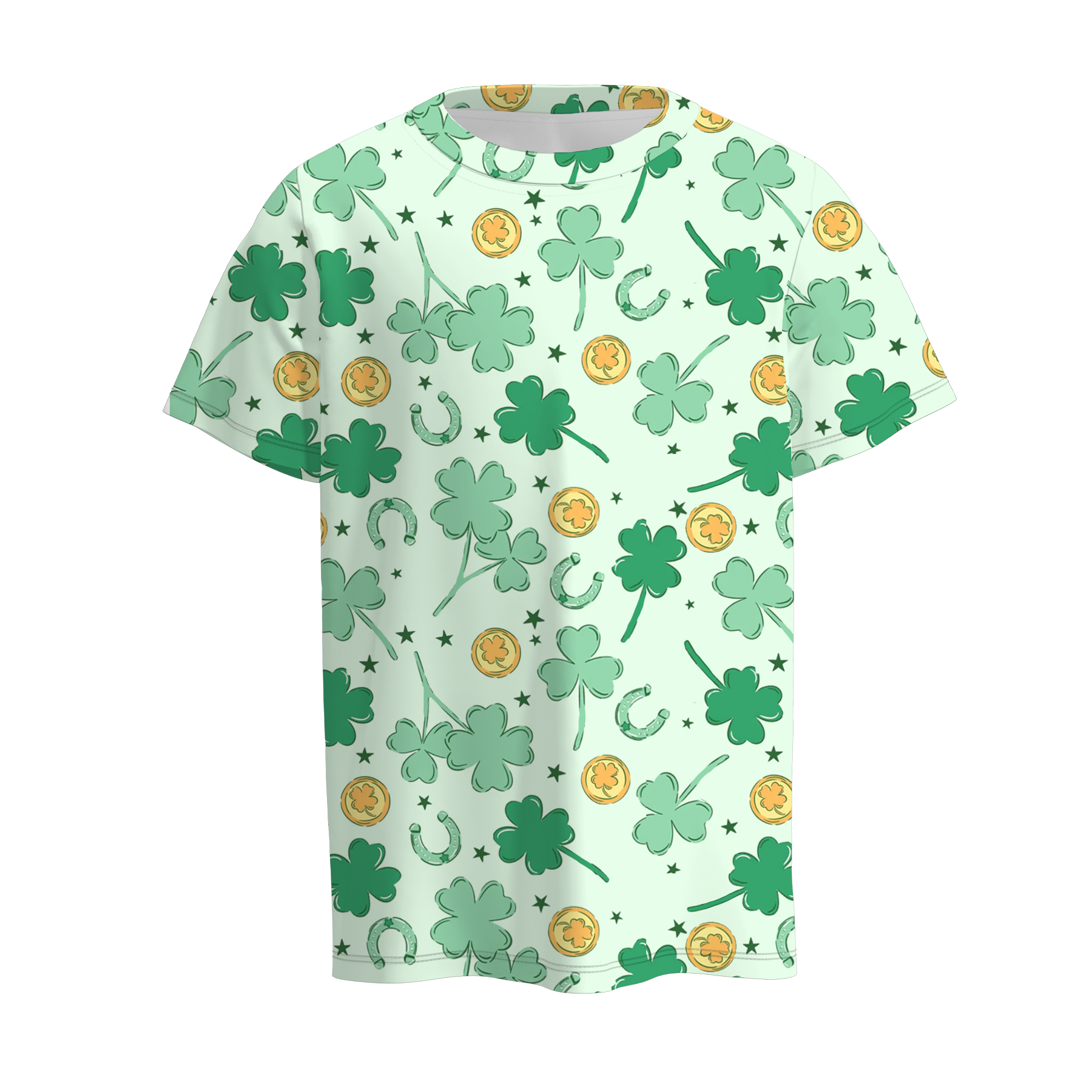 (Pre Order)Boys St.Patrick's Day Shamrock Print Top