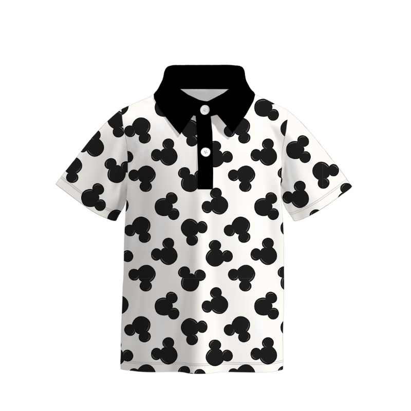 (Pre Order)Boys Summer Seaside Print Top