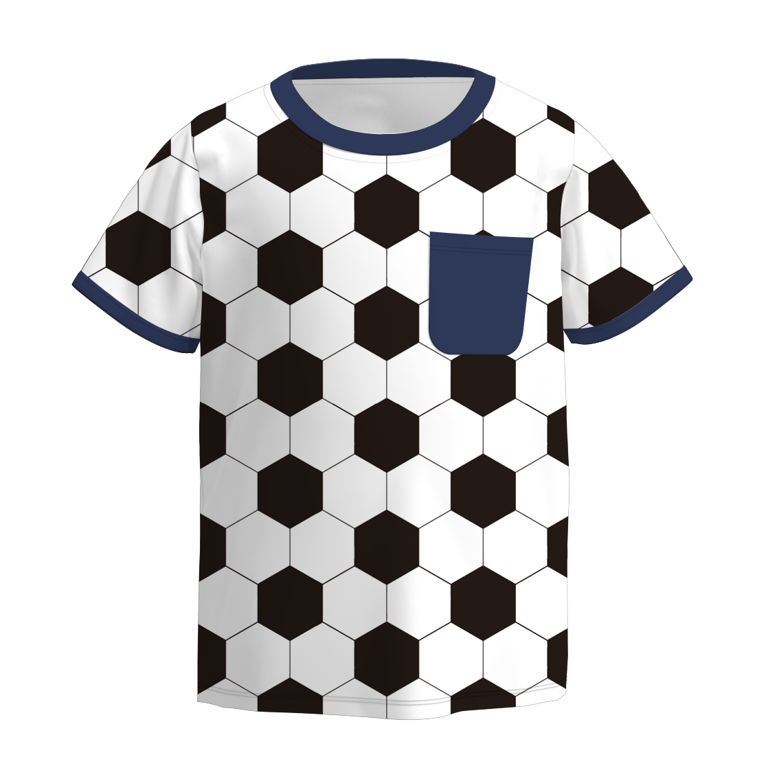 (Pre Order)Boys Spring and Summer Soccer Print Top