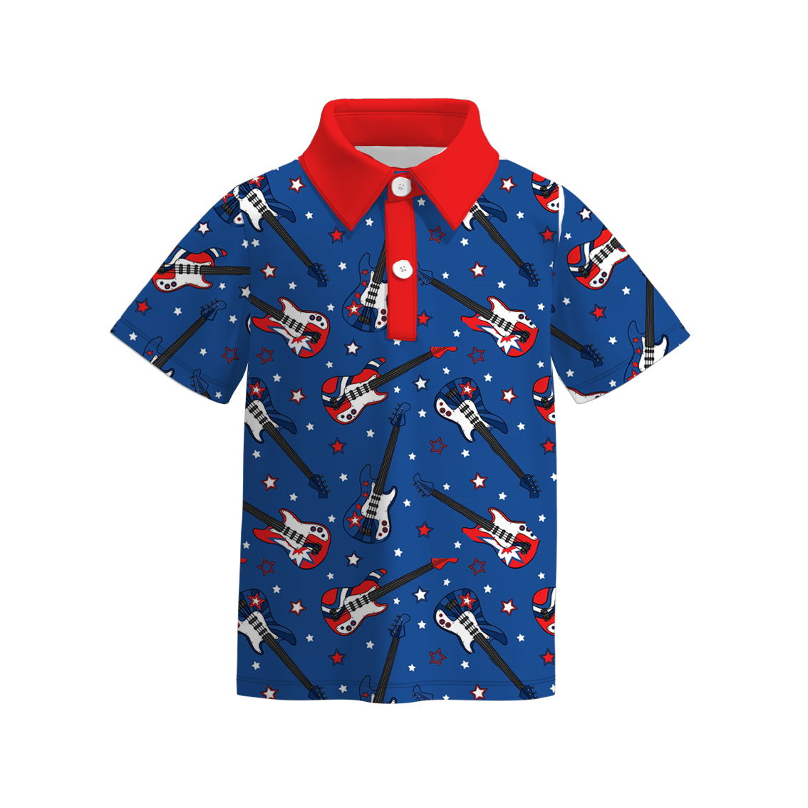 (Pre Order)Boys Patriotic Print Top