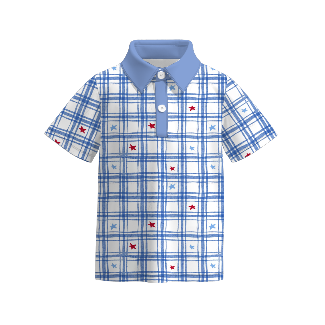 (Pre Order)Boys Patriotic Print Top