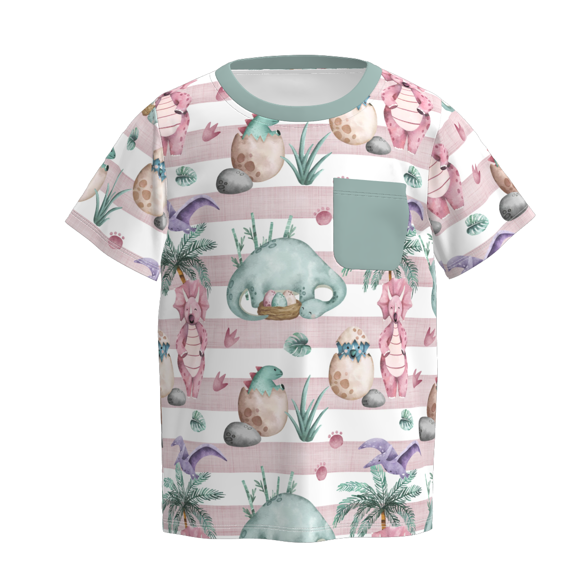 (Pre Order)Boys Easter Bunny&Farm Print Top