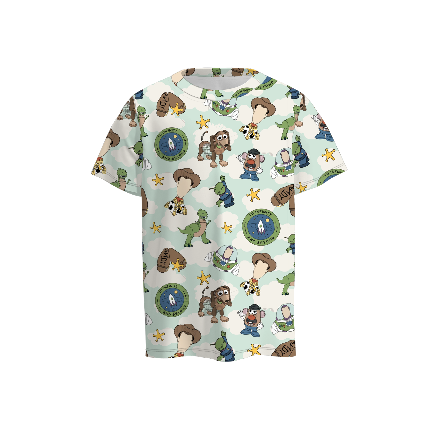 (Pre Order)Boys Spring and Summer Cartoon Print Top