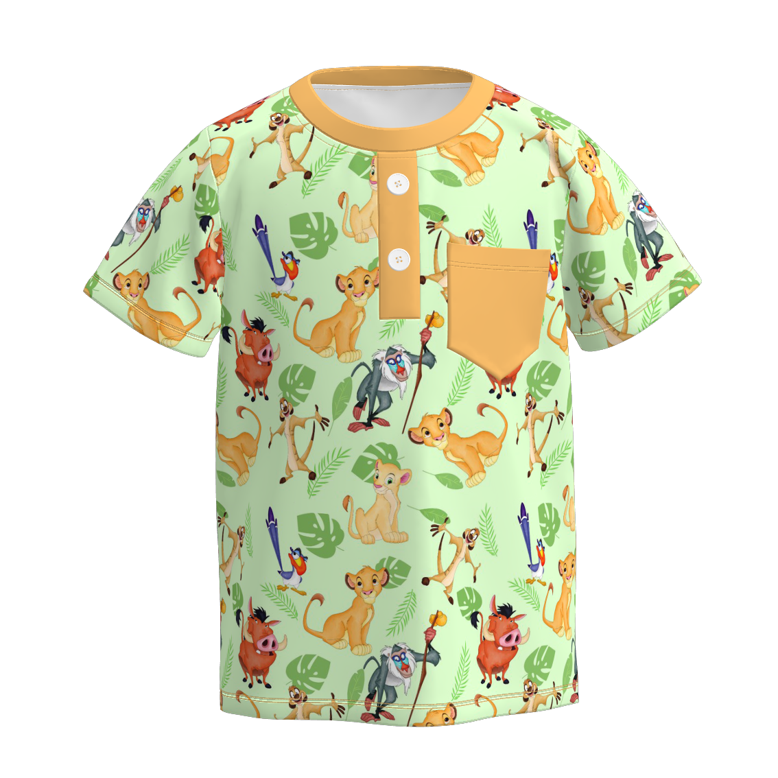 (Pre Order)Boys Spring and Summer Cartoon Print Top