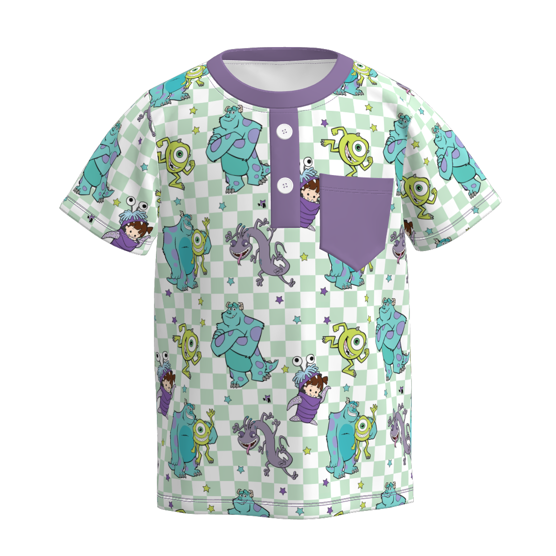 (Pre Order)Boys Spring and Summer Cartoon Print Top