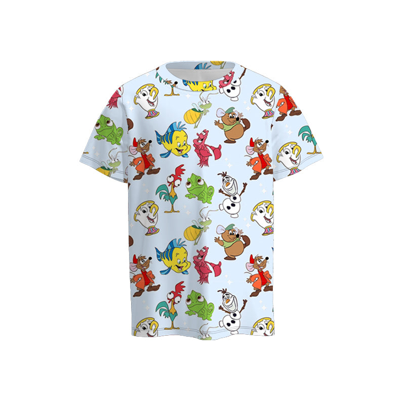(Pre Order)Daddy and Me Spring&Summer Cartoon Print Top