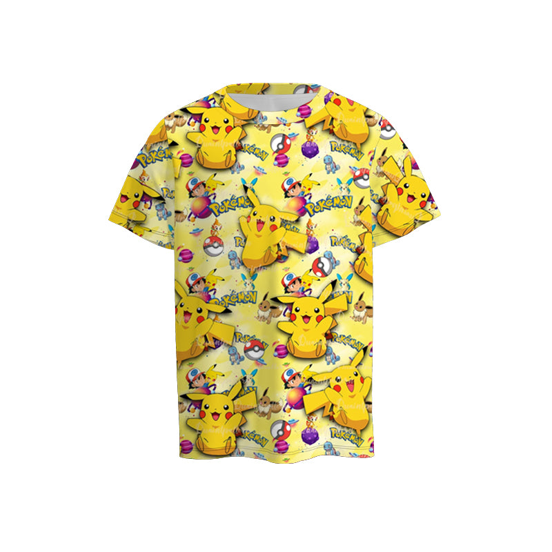 (Pre Order)Siblings Summer Cartoon Print Dress,Set&Top