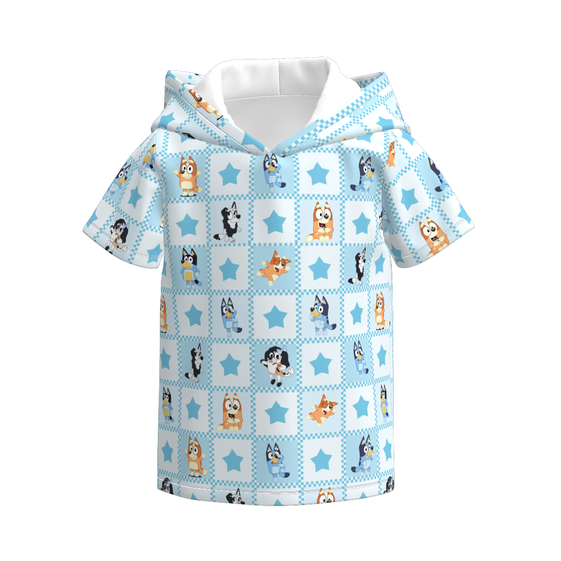 (Pre Order)Family Spring&Summer Cartoon Print Dress,Top&Romper
