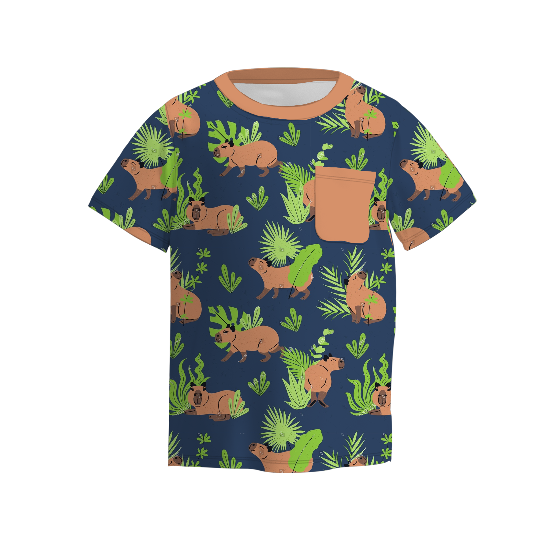 (Pre Order)Family Spring&Summer Cartoon Print Top&Romper