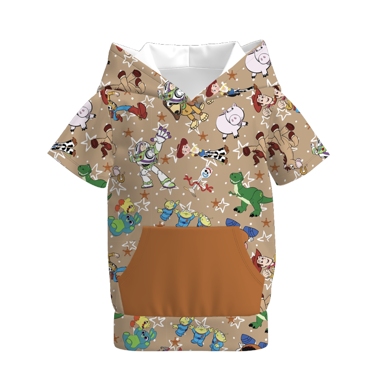 (Pre Order)Boys Fall Cartoon Print Top