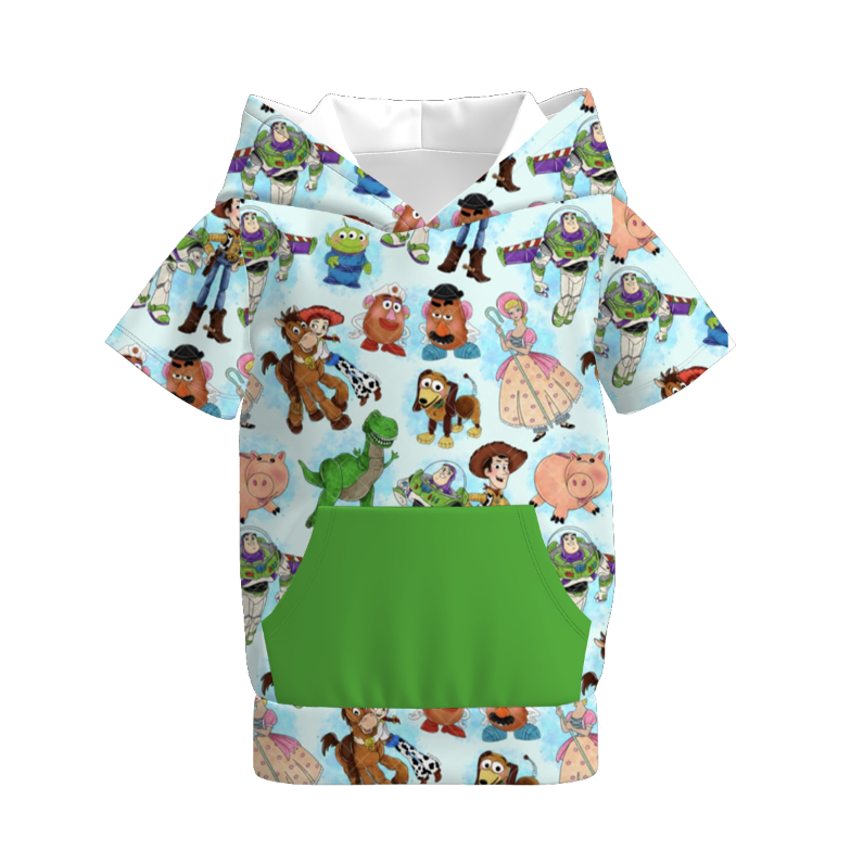 (Pre Order)Boys Fall Cartoon Print Top