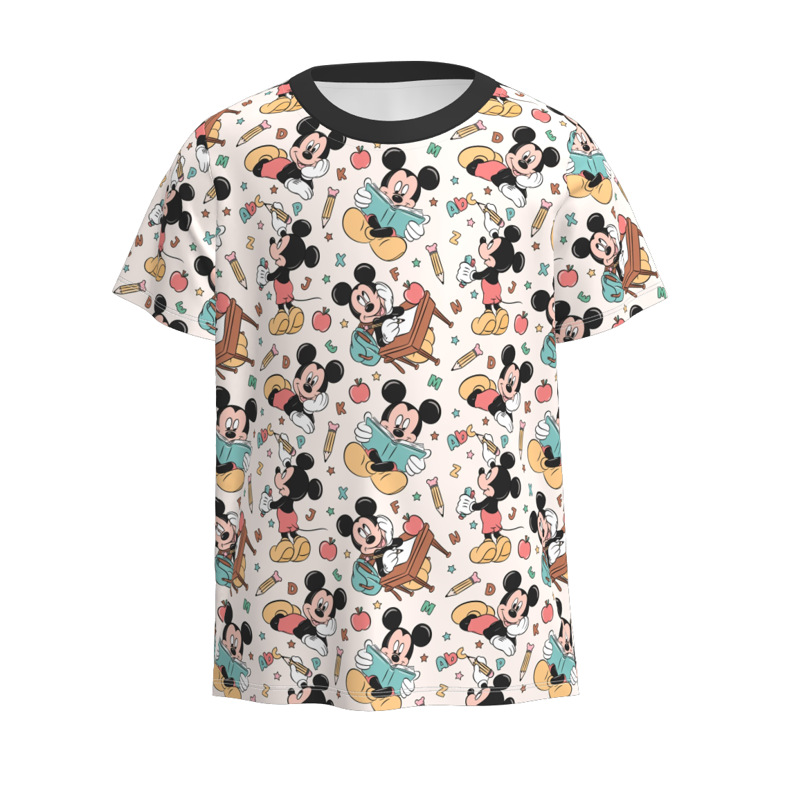 (Pre Order)Boys Summer Back To School Print Top