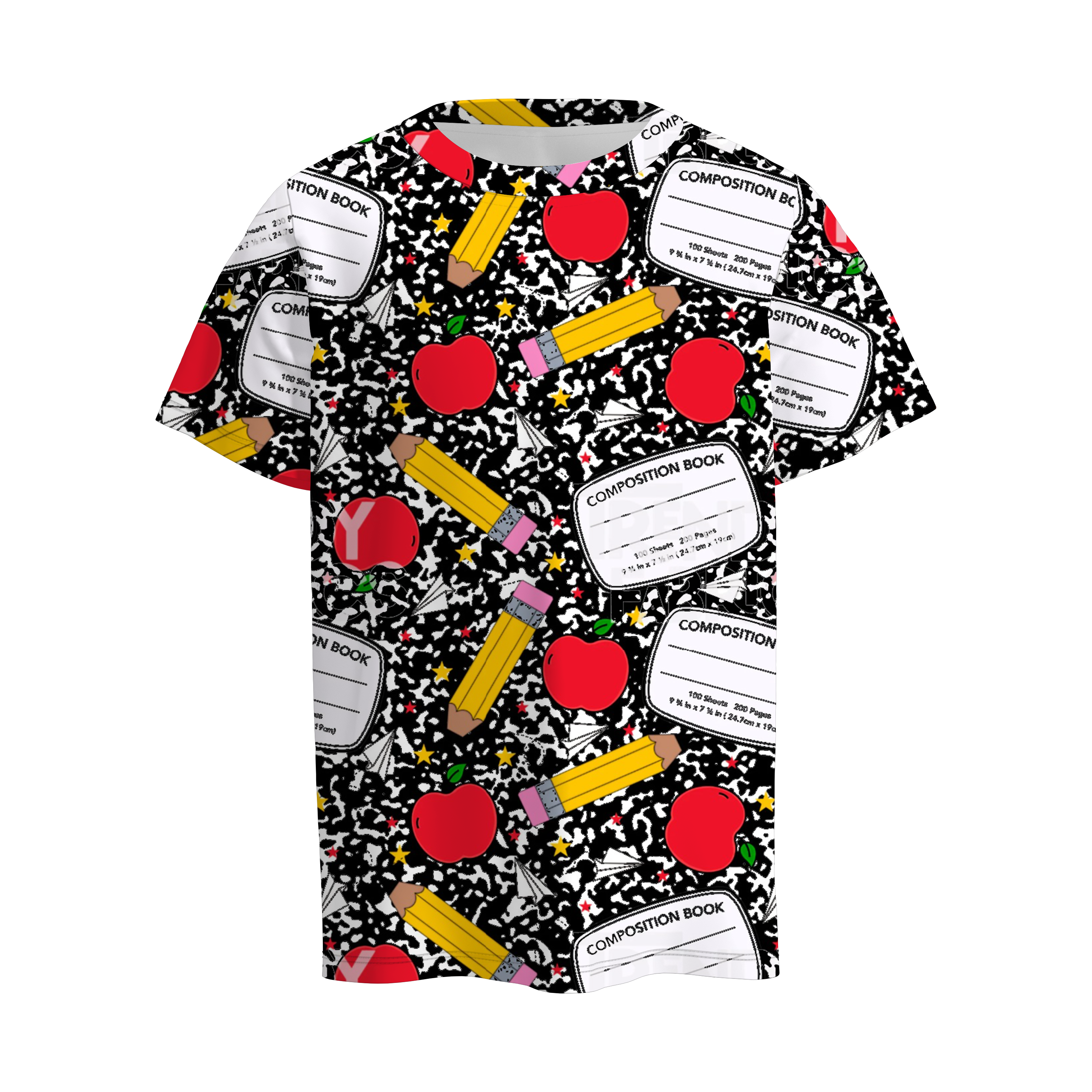 (Pre Order)Boys Summer Back To School Print Top