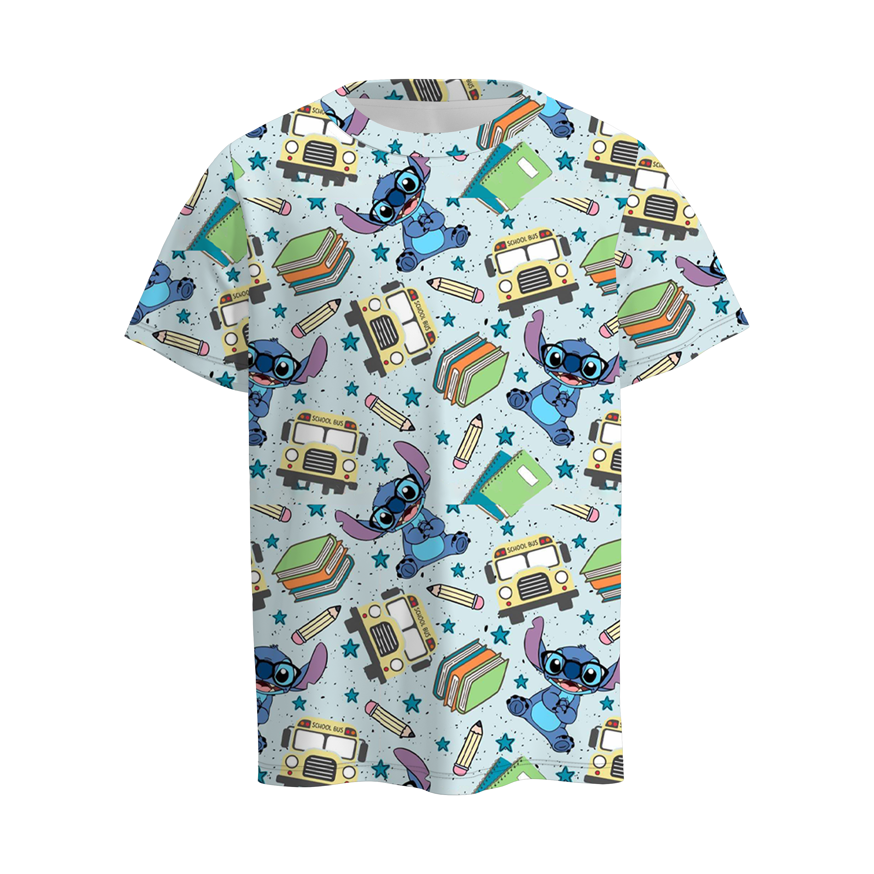 (Pre Order)Boys Summer Back To School Print Top