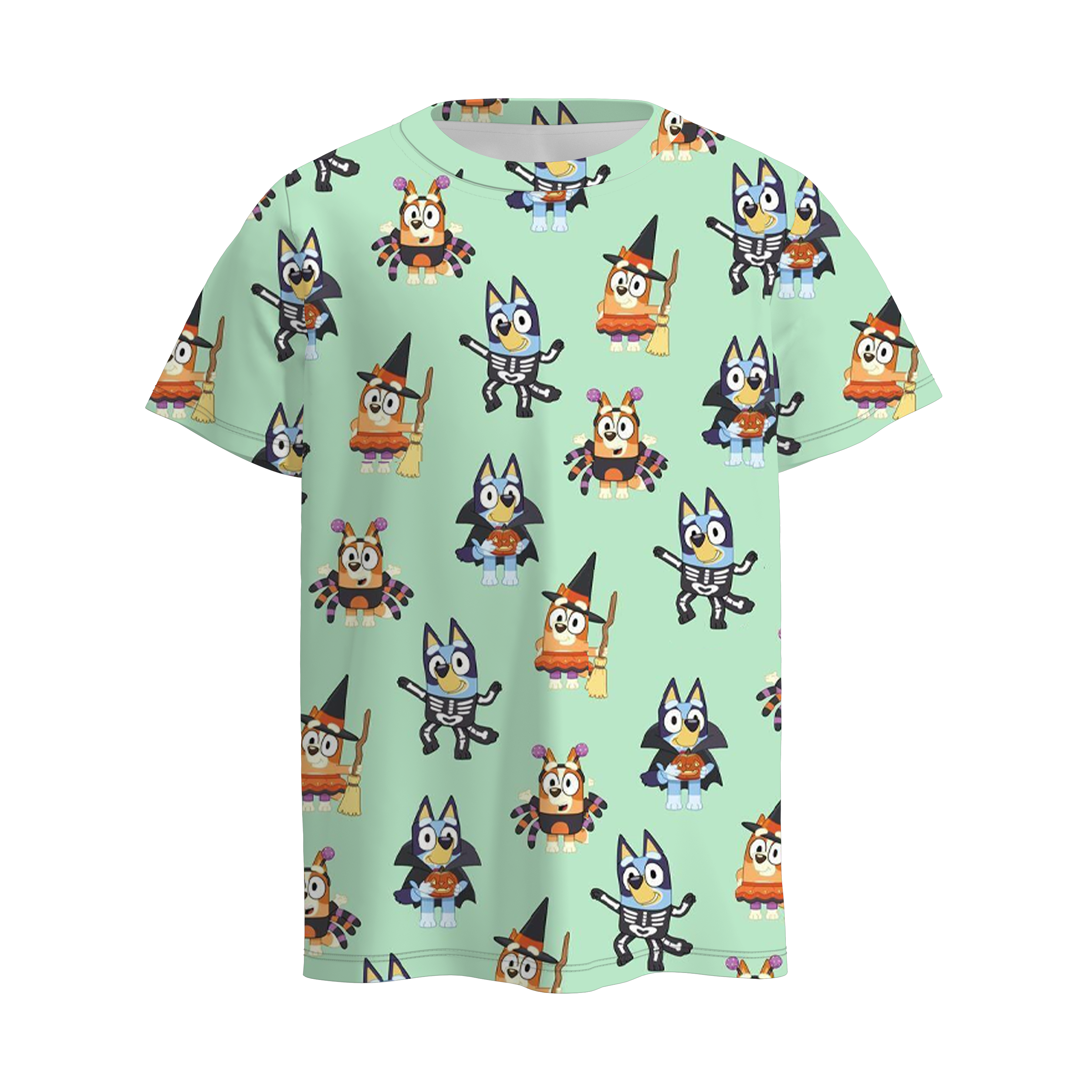 (Pre Order)Boys Halloween Cartoon Print Top
