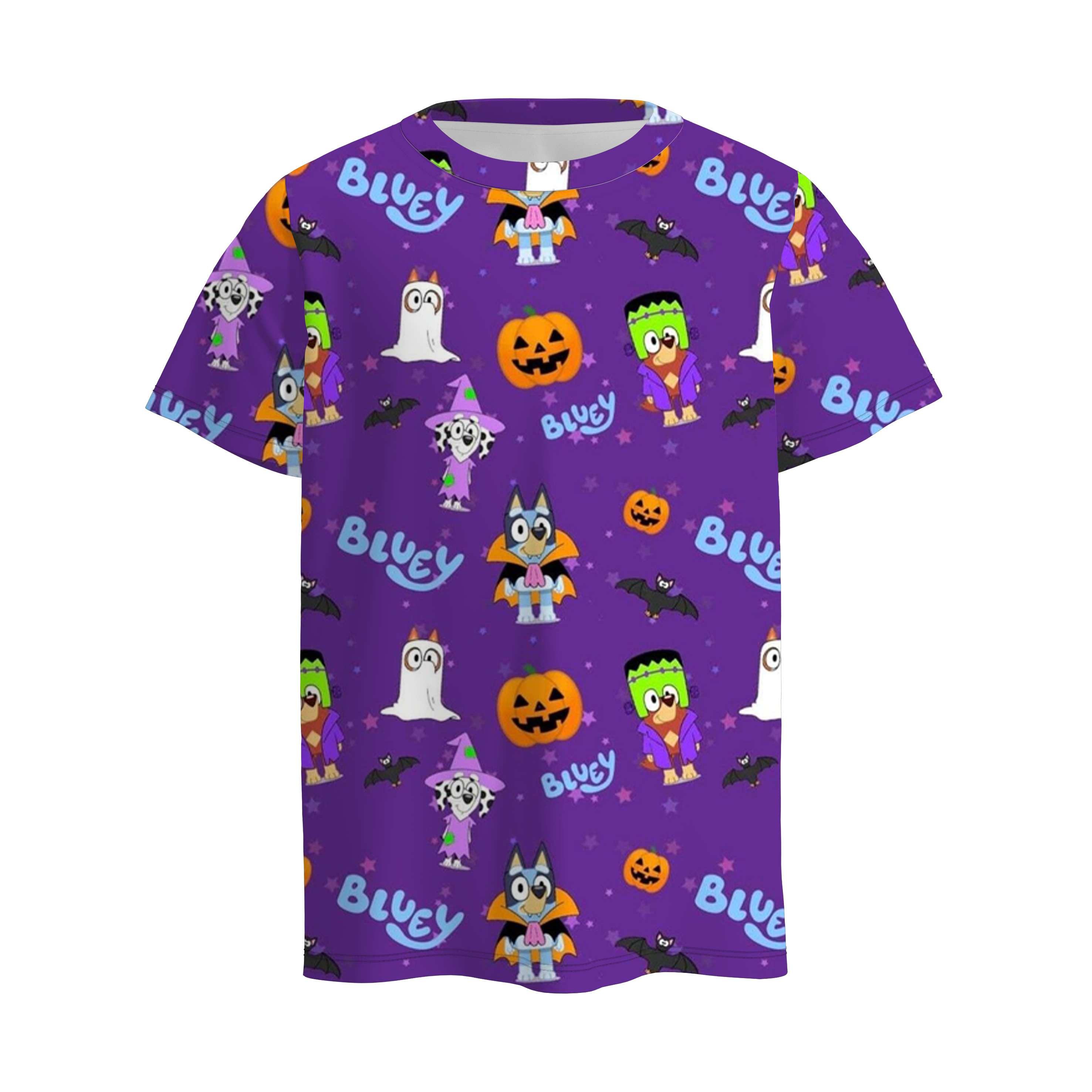 (Pre Order)Boys Halloween Cartoon Print Top